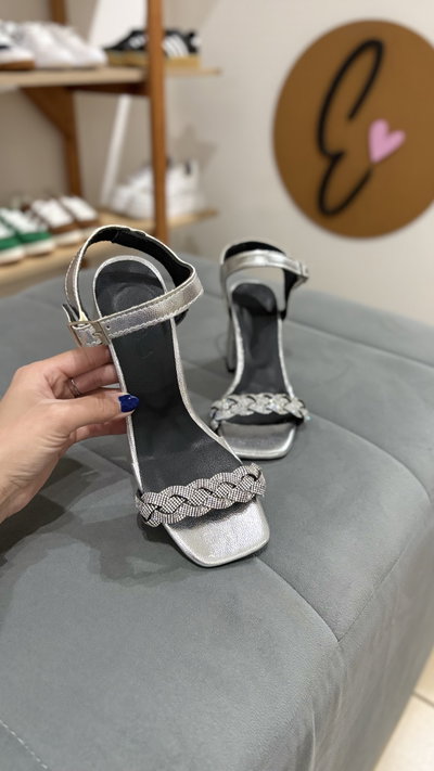 Sandalias SHINE plata