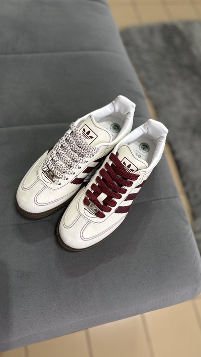 Zapatillas SAMBA OG crema bordó (importada)