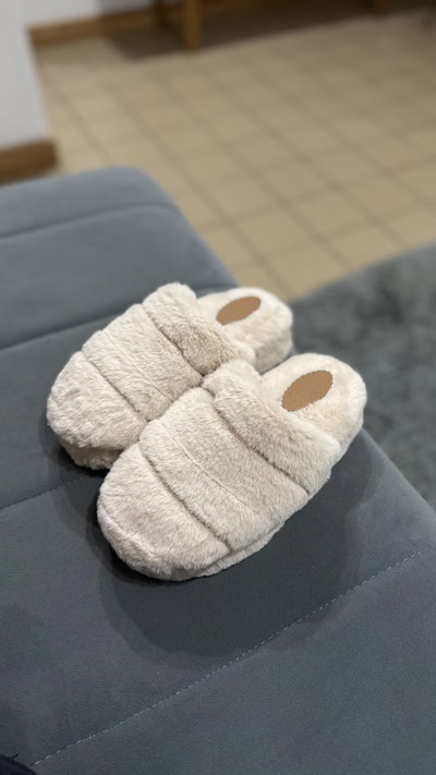Pantuflas TEDDY beige