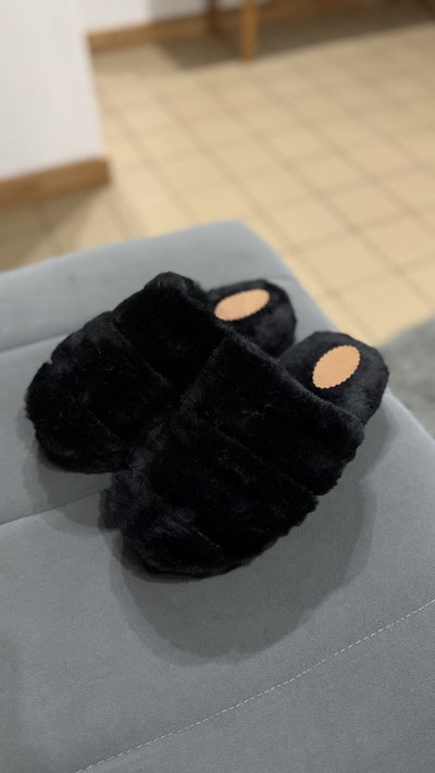 Pantuflas TEDDY negro