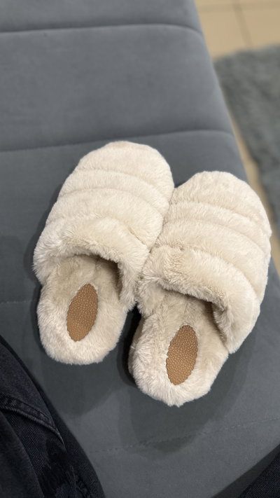 Pantuflas TEDDY beige