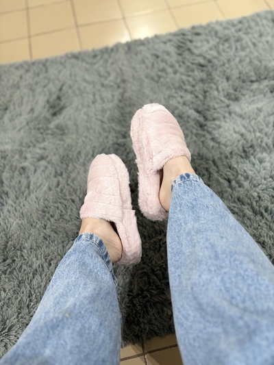 Pantuflas TEDDY rosa