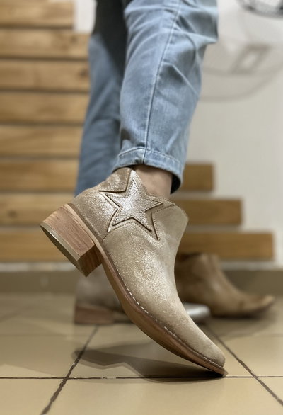 Texanas BIG STAR platino - cuero