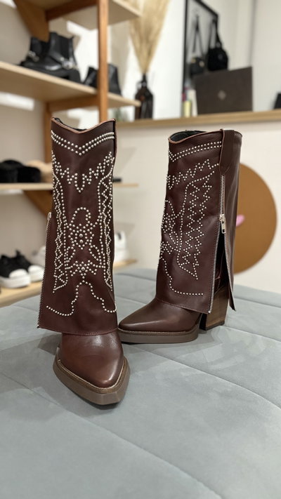 Texanas ISABELLA choco - cuero