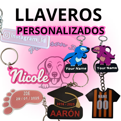 llaveros personalizables