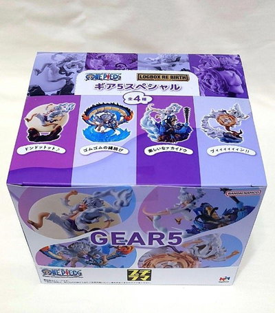 LOGBOX RE BIRTH - Luffy Gear 5 Special (Set de 4 Figuras)(One Piece)