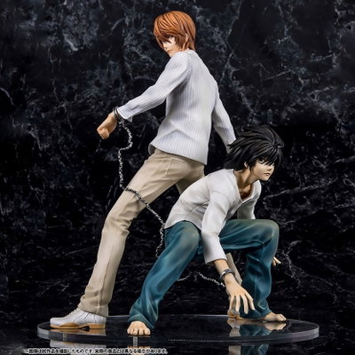 Death Note / Light Yagami x L - Megahouse Escala 1/7 (EN PREVENTA ✈️)