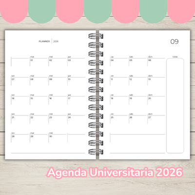 Agenda Estudiante Universitario