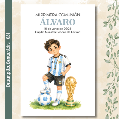Estampita Comunión - 031