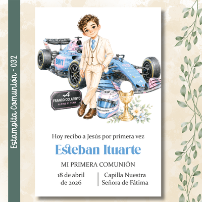 Estampita Comunión - 032