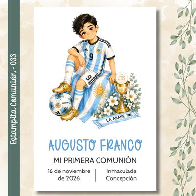 Estampita Comunión - 033