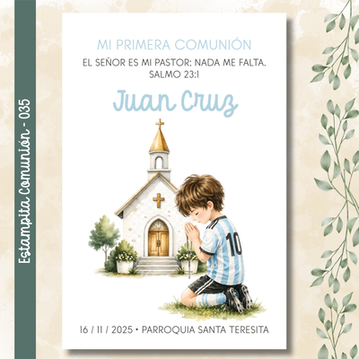 Estampita Comunión - 035