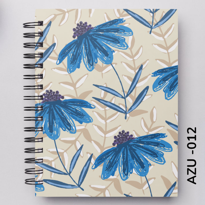 TAPA FLORES AZULES - 012