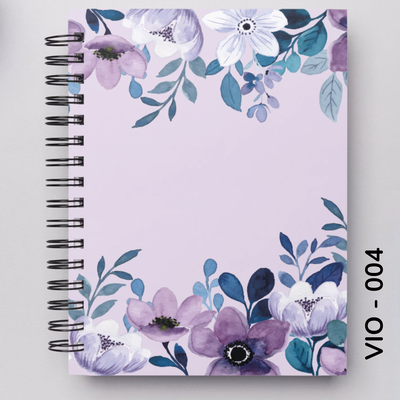 TAPA FLORES VIOLETAS - 004