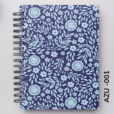 TAPA FLORES AZULES - 001