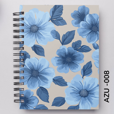 TAPA FLORES AZULES - 008