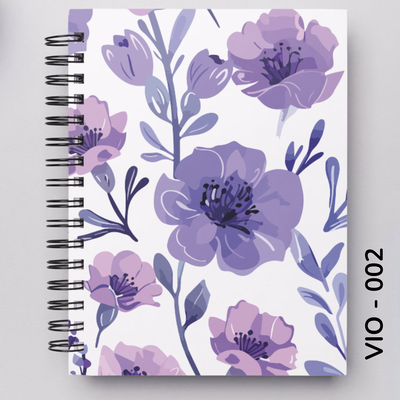 TAPA FLORES VIOLETAS - 002