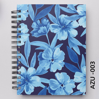 TAPA FLORES AZULES - 003