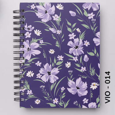 TAPA FLORES VIOLETAS - 014