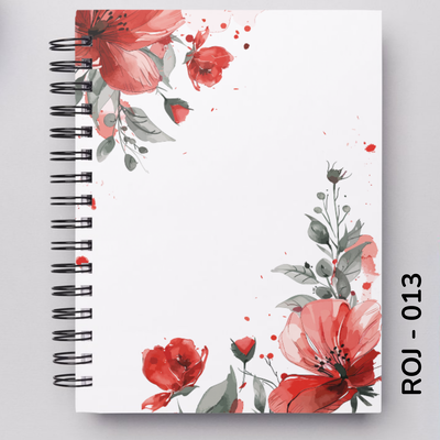 TAPA FLORES ROJAS - 013