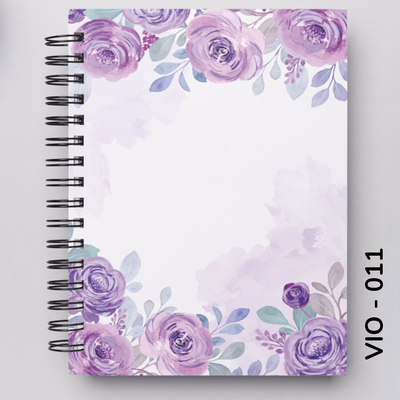 TAPA FLORES VIOLETAS - 011