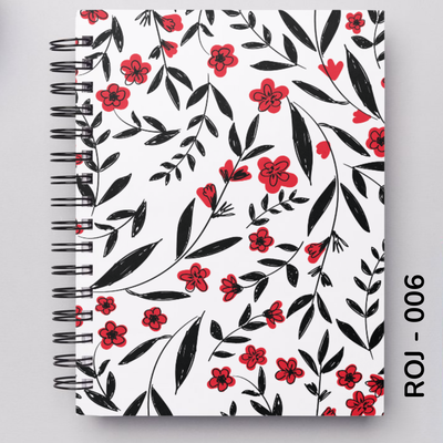 TAPA FLORES ROJAS - 006