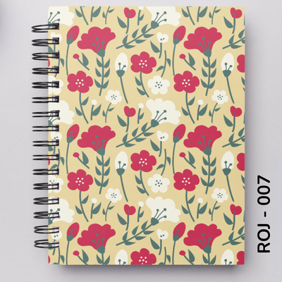 TAPA FLORES ROJAS - 007