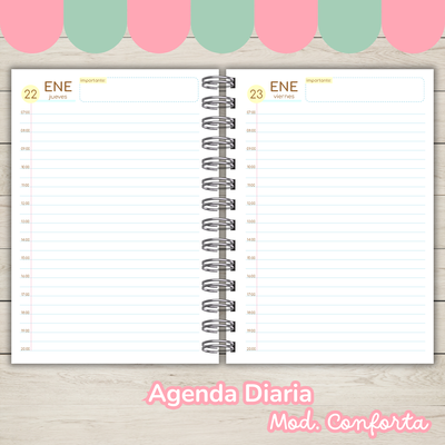 Agenda Diaria mod. Conforta