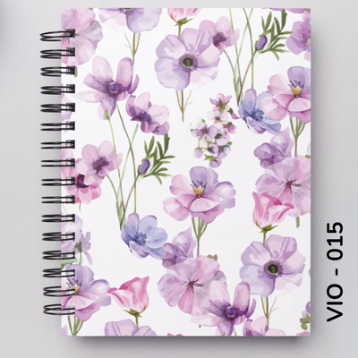 TAPA FLORES VIOLETAS - 015