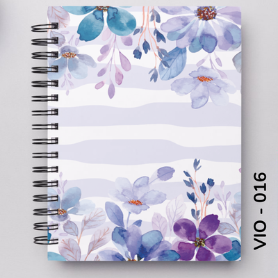 TAPA FLORES VIOLETAS - 016