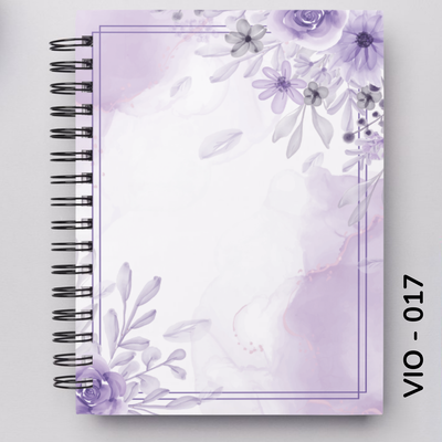 TAPA FLORES VIOLETAS - 017