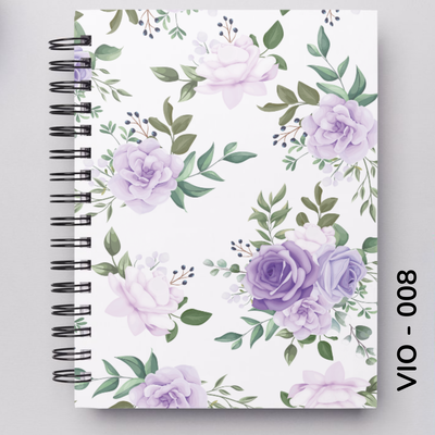 TAPA FLORES VIOLETAS - 008