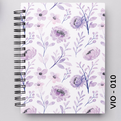 TAPA FLORES VIOLETAS - 010