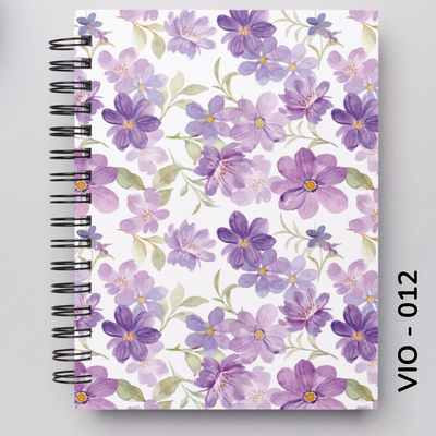 TAPA FLORES VIOLETAS - 012