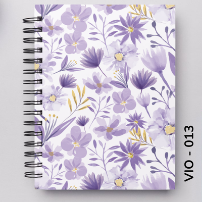 TAPA FLORES VIOLETAS - 013