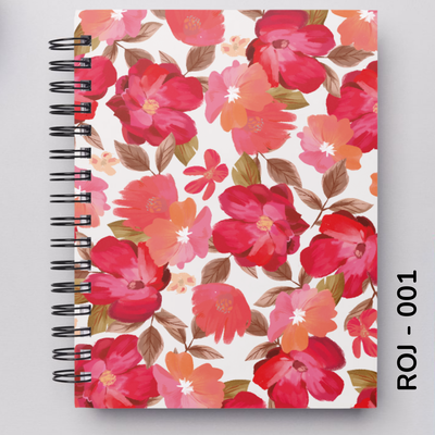 TAPA FLORES ROJAS - 001