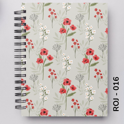 TAPA FLORES ROJAS - 016