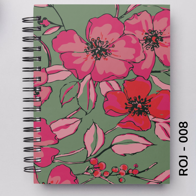 TAPA FLORES ROJAS - 008