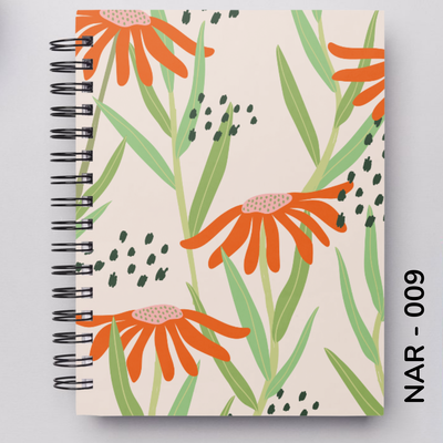 TAPA FLORES NARANJAS - 009