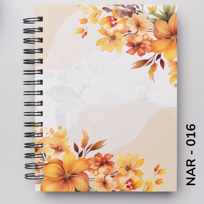 TAPA FLORES NARANJAS - 016