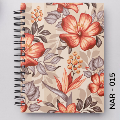 TAPA FLORES NARANJAS - 015