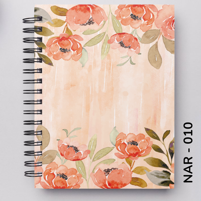 TAPA FLORES NARANJAS - 010