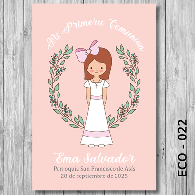 Estampita Comunión - 022