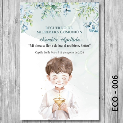 Estampita Comunión - 006