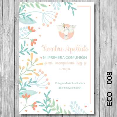 Estampita Comunión - 008