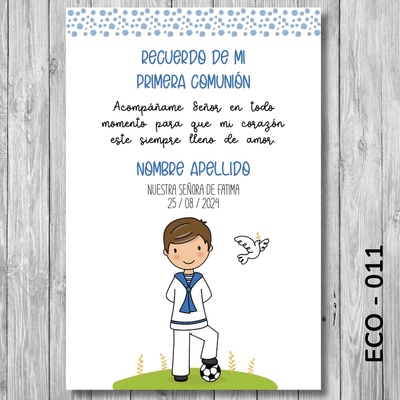 Estampita Comunión - 011