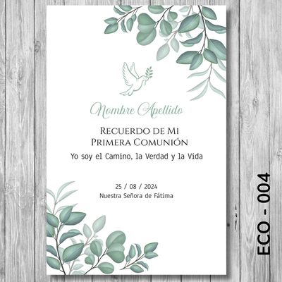 Estampita Comunión - 004