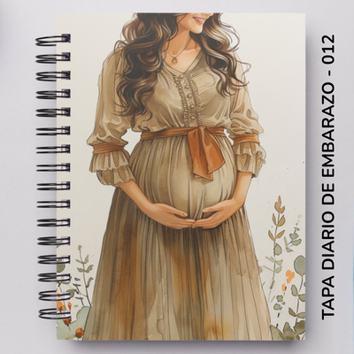 TAPA DIARIO DE EMBARAZO - 012