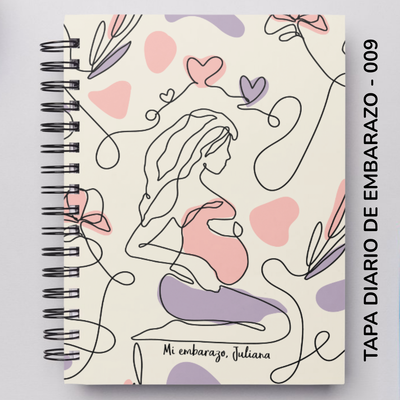 TAPA DIARIO DE EMBARAZO - 009
