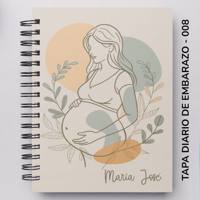 TAPA DIARIO DE EMBARAZO - 008